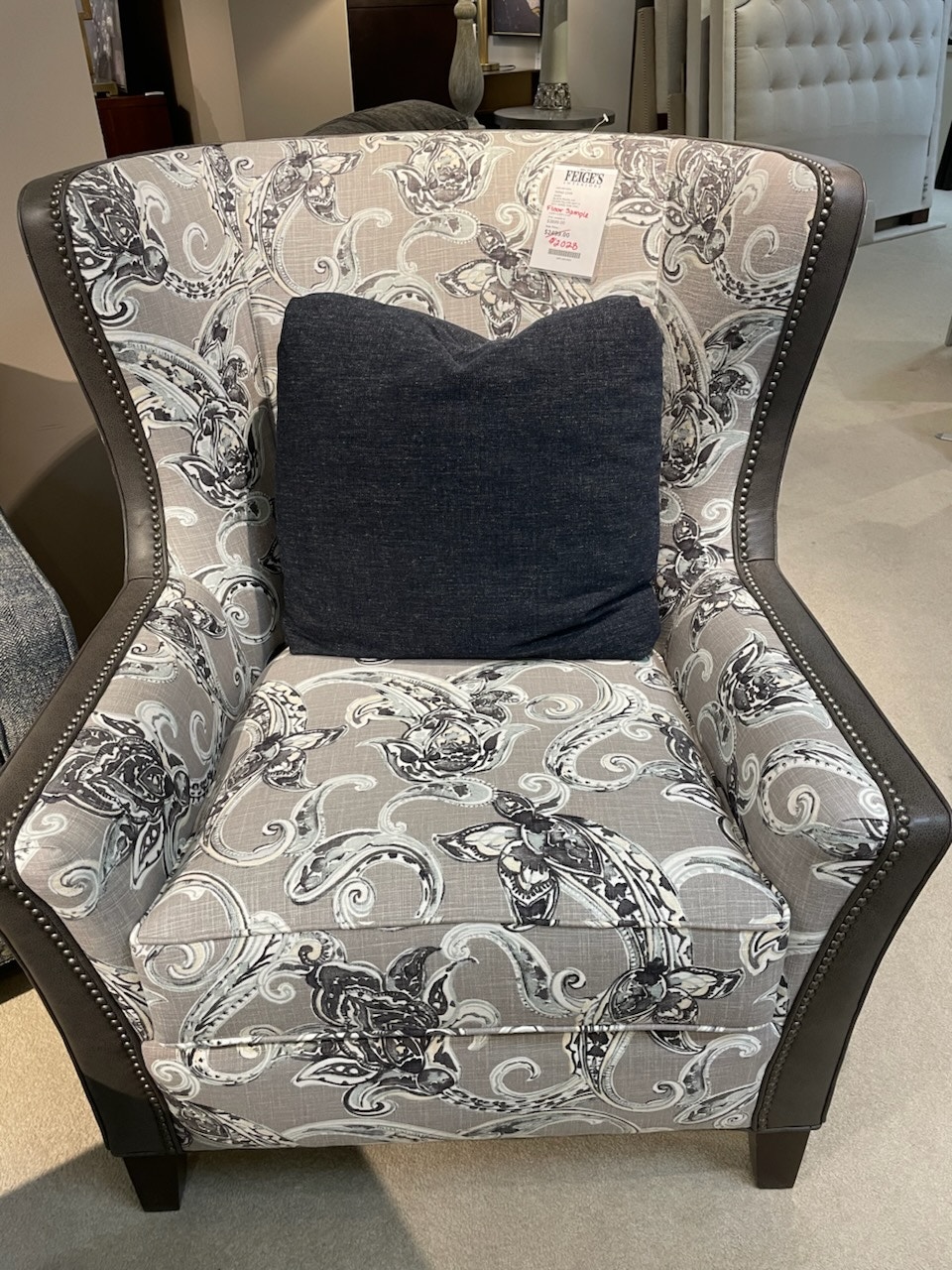 Smith Brothers Wing Back Chair 129615855