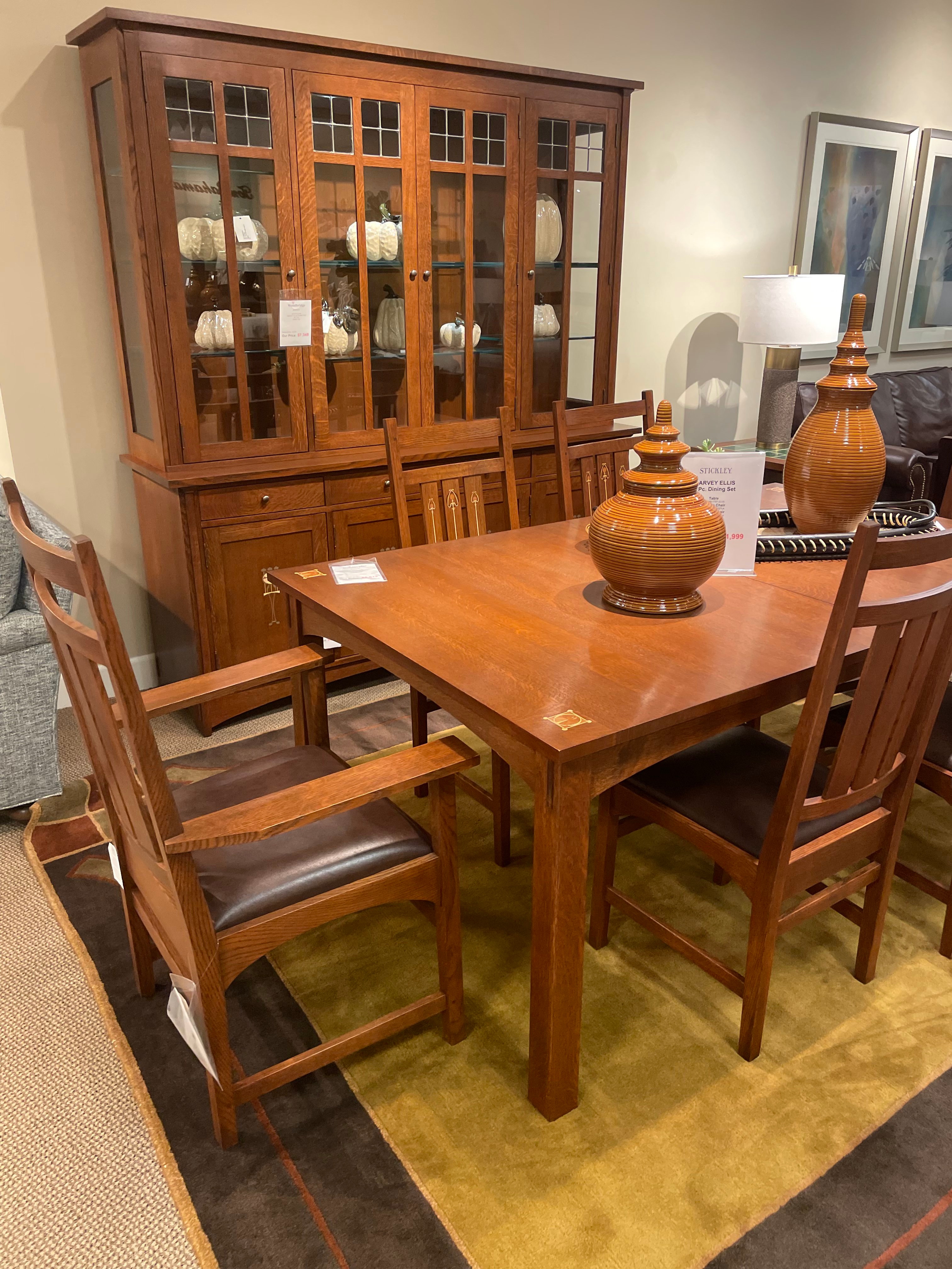 Harvey Ellis 7 PC. Dining Set