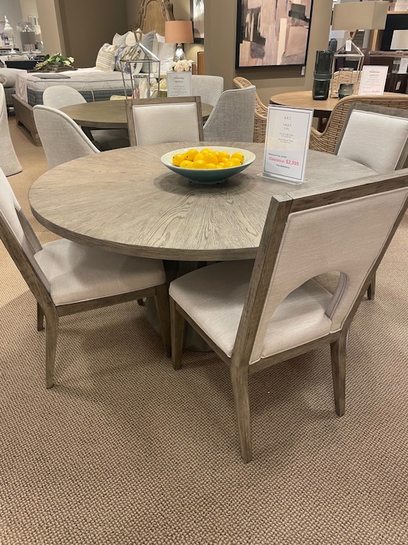 Bench Round Table With Tufted Chairs 5-Piece 44