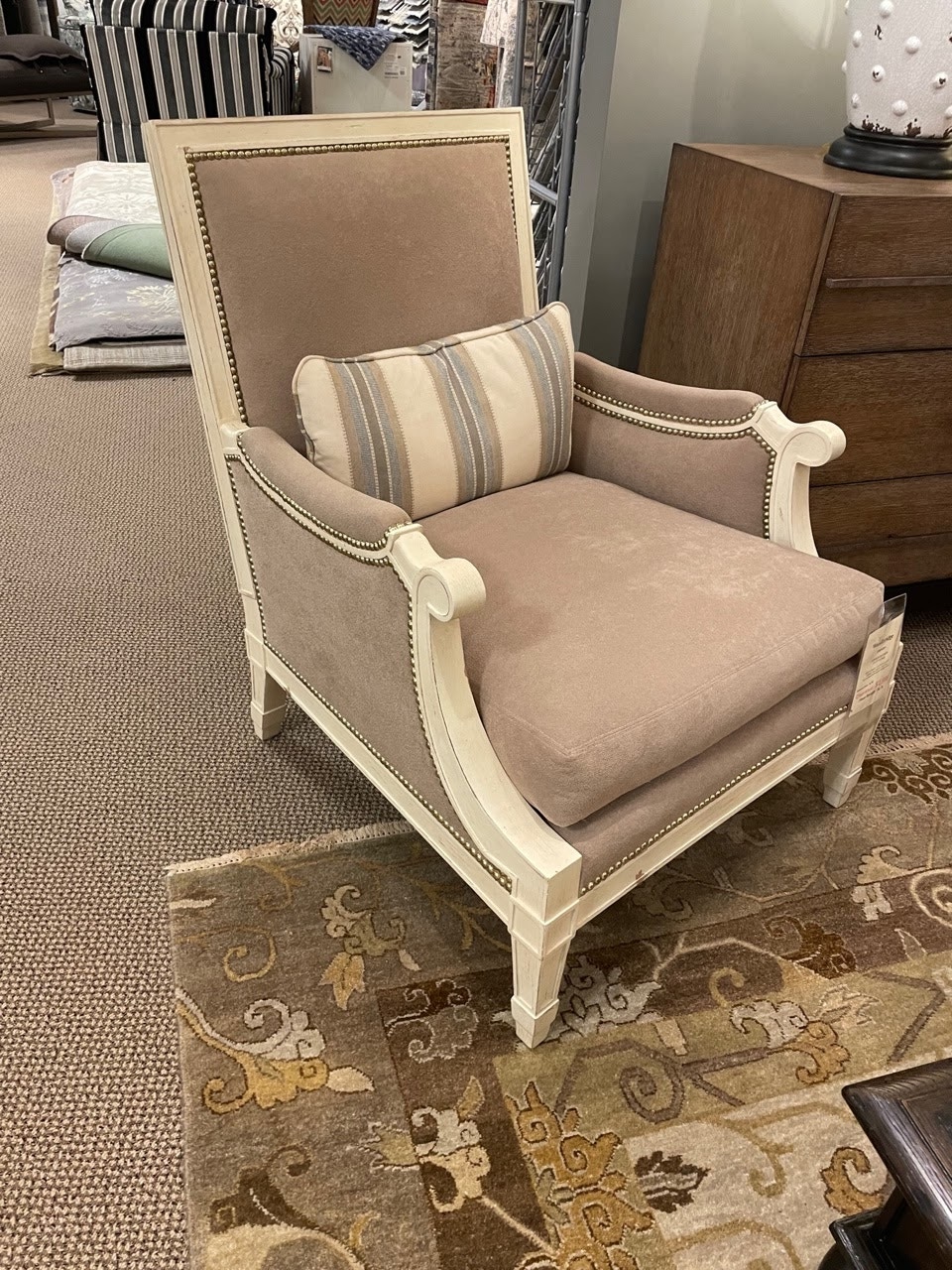 Baxton studio chavanon french accent chair online