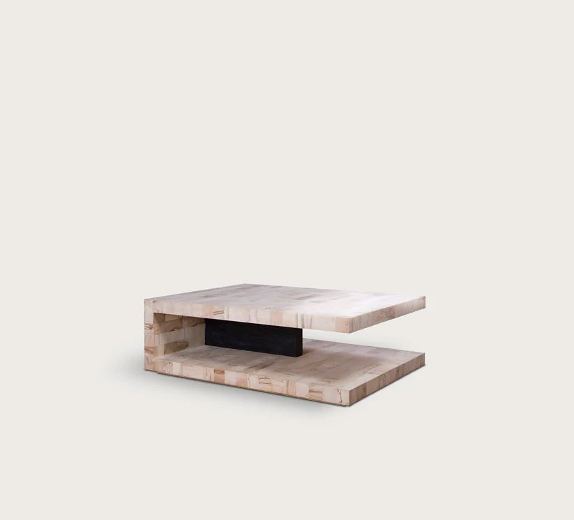 Taracea Kika White Coffee Table 91KIK074