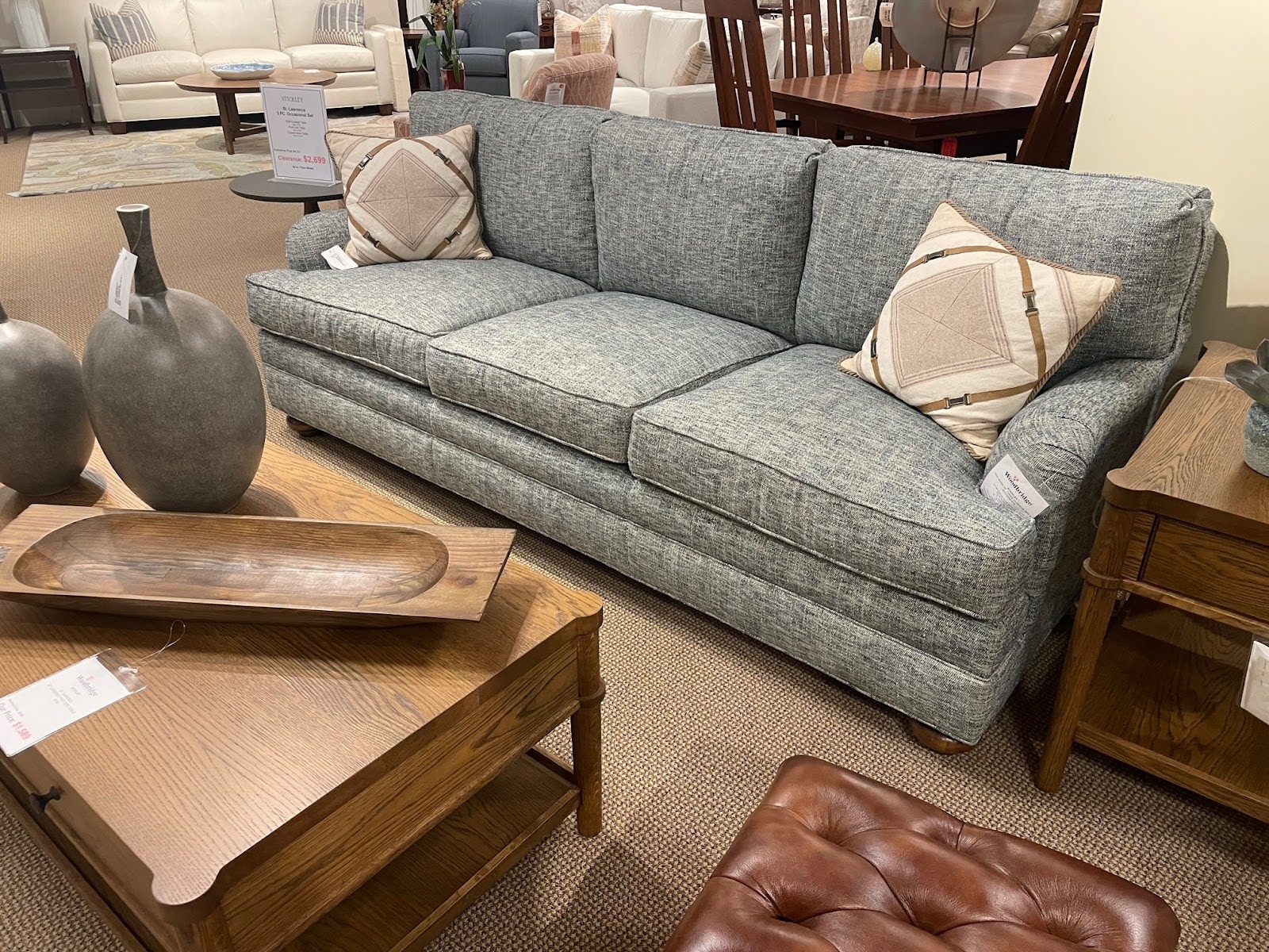 Stickley 38" Three Cushion Sofa 96700038*476