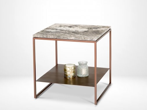 Stone International Billy Lamp Table STONE 0245-CH-PB