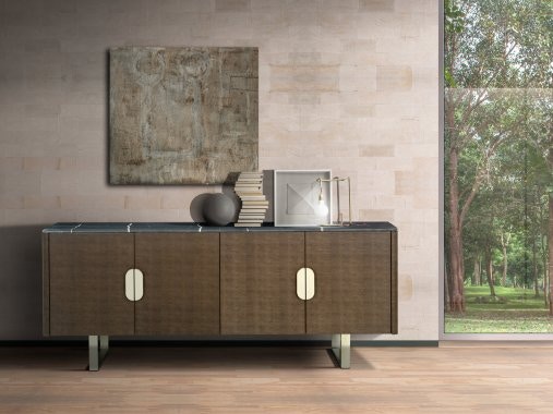 Stone International Marilyn Leather Wrapped Buffet STONE 2357/4BMGB15