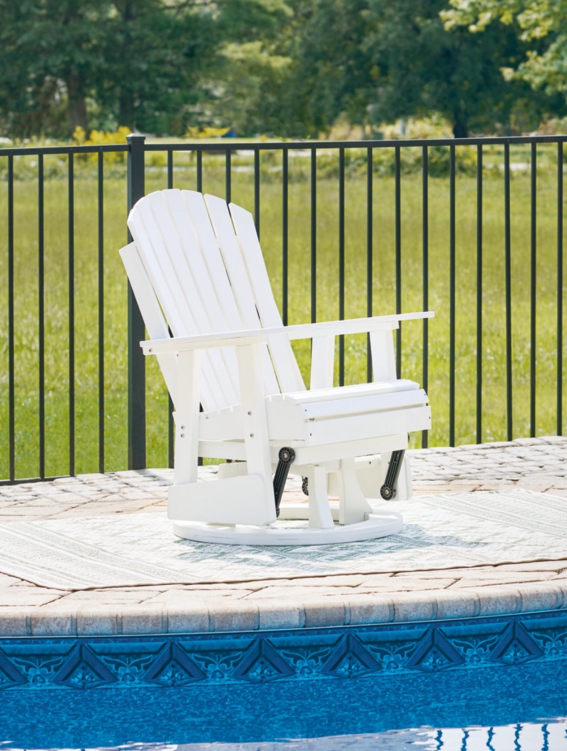 Ashley Outdoor poly swivel glider 25155