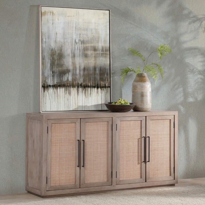 Classic Home 4 door mango wood cabinet 18244