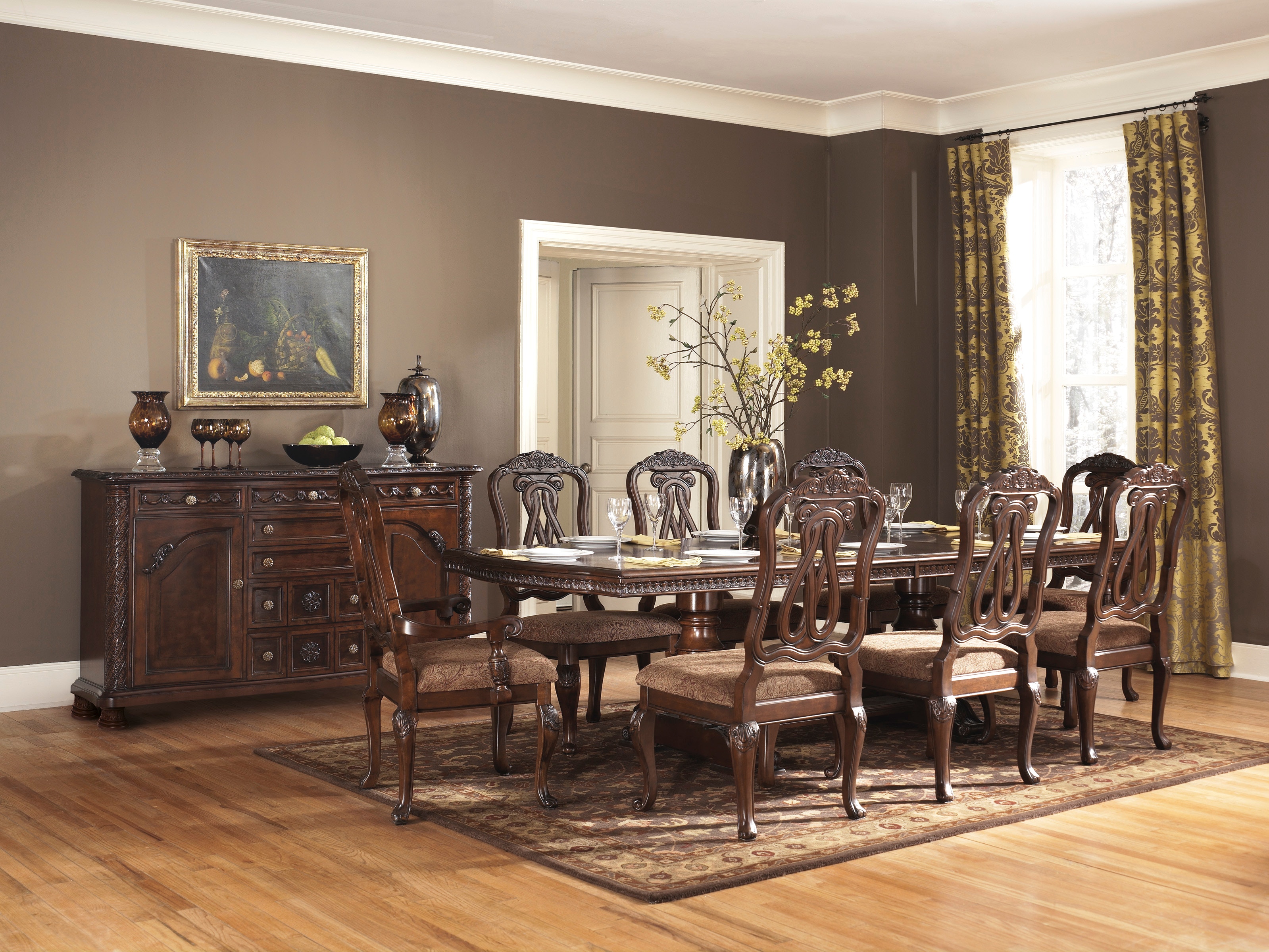 Signature Design by Ashley Dining Room 7pc North Shore Millennium
