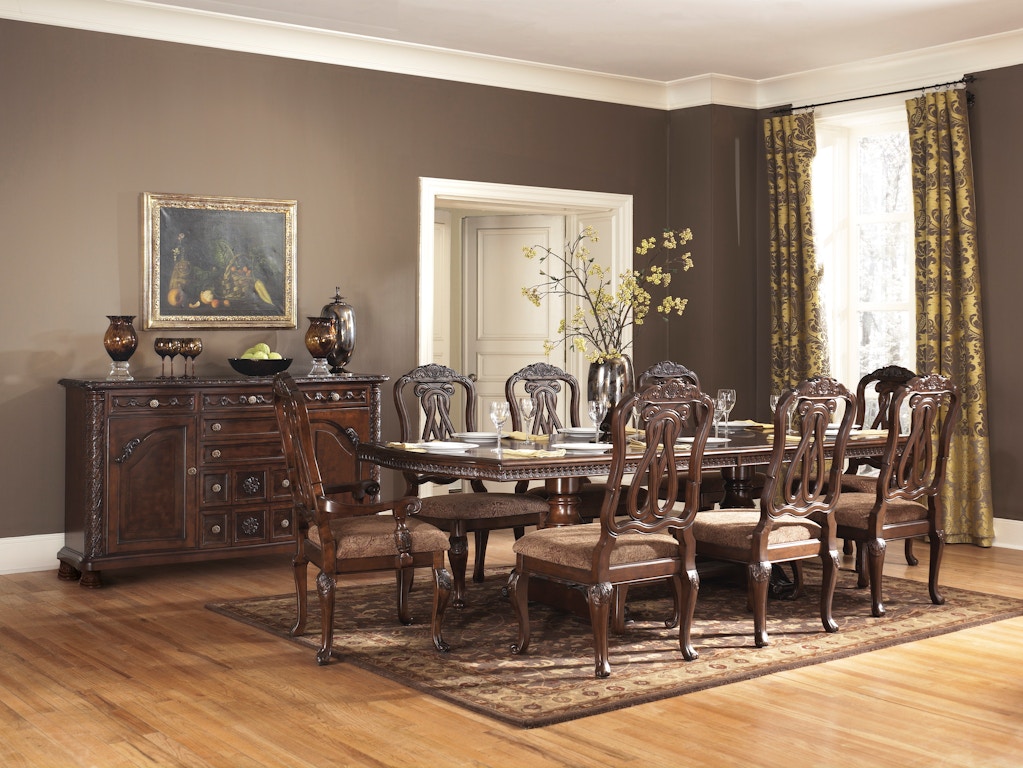 ashley milenium collection dining room