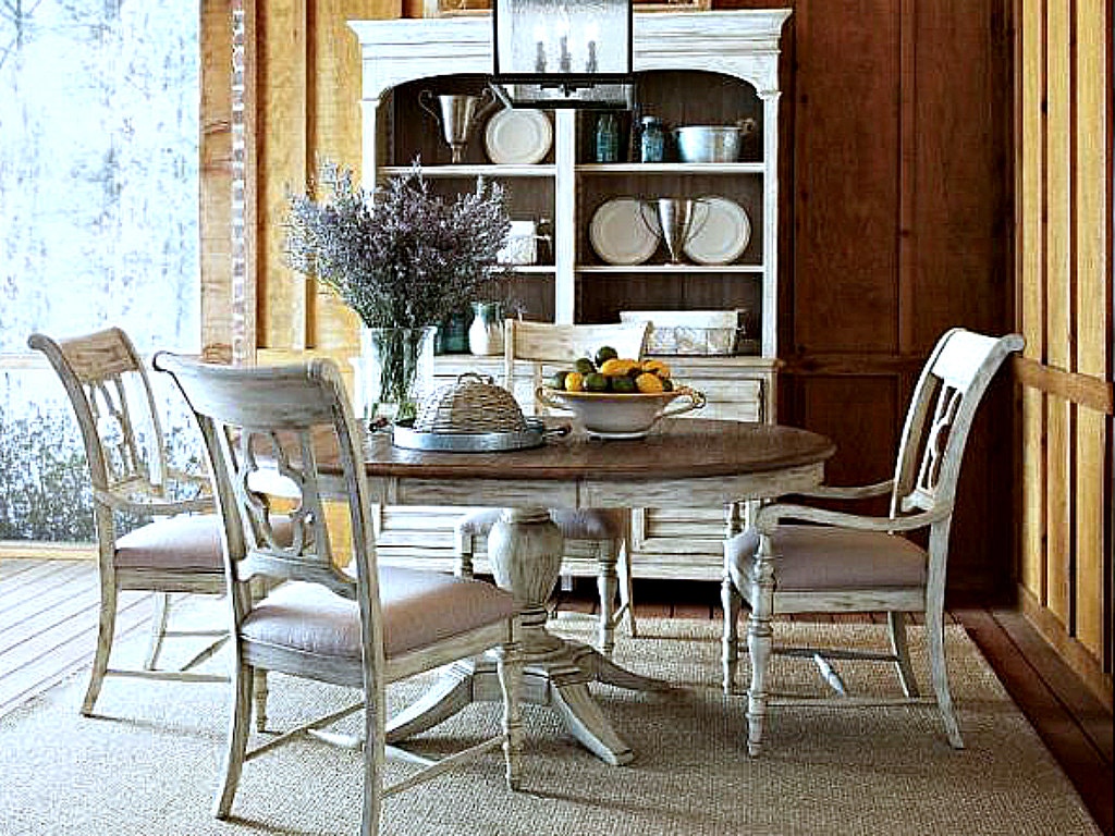Kincaid Furniture Weatherford Dining Room Set In Cornsilk