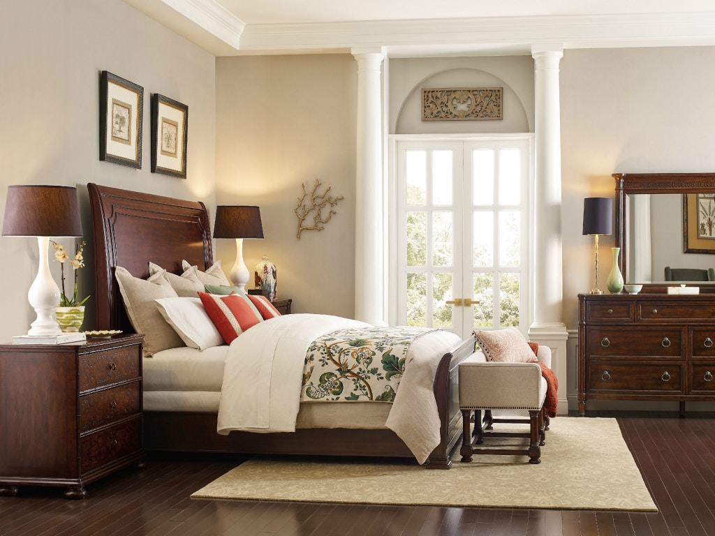 Hooker Furniture Charleston Sleigh Bedroom Collection; SEE MORE PIECES BELOW Charleston Sleigh Bedroom Collection