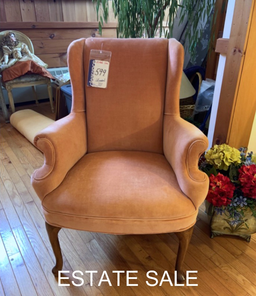 Clearance CLEARANCE ESTATE SALE Mauve Velvet Occasional Chair