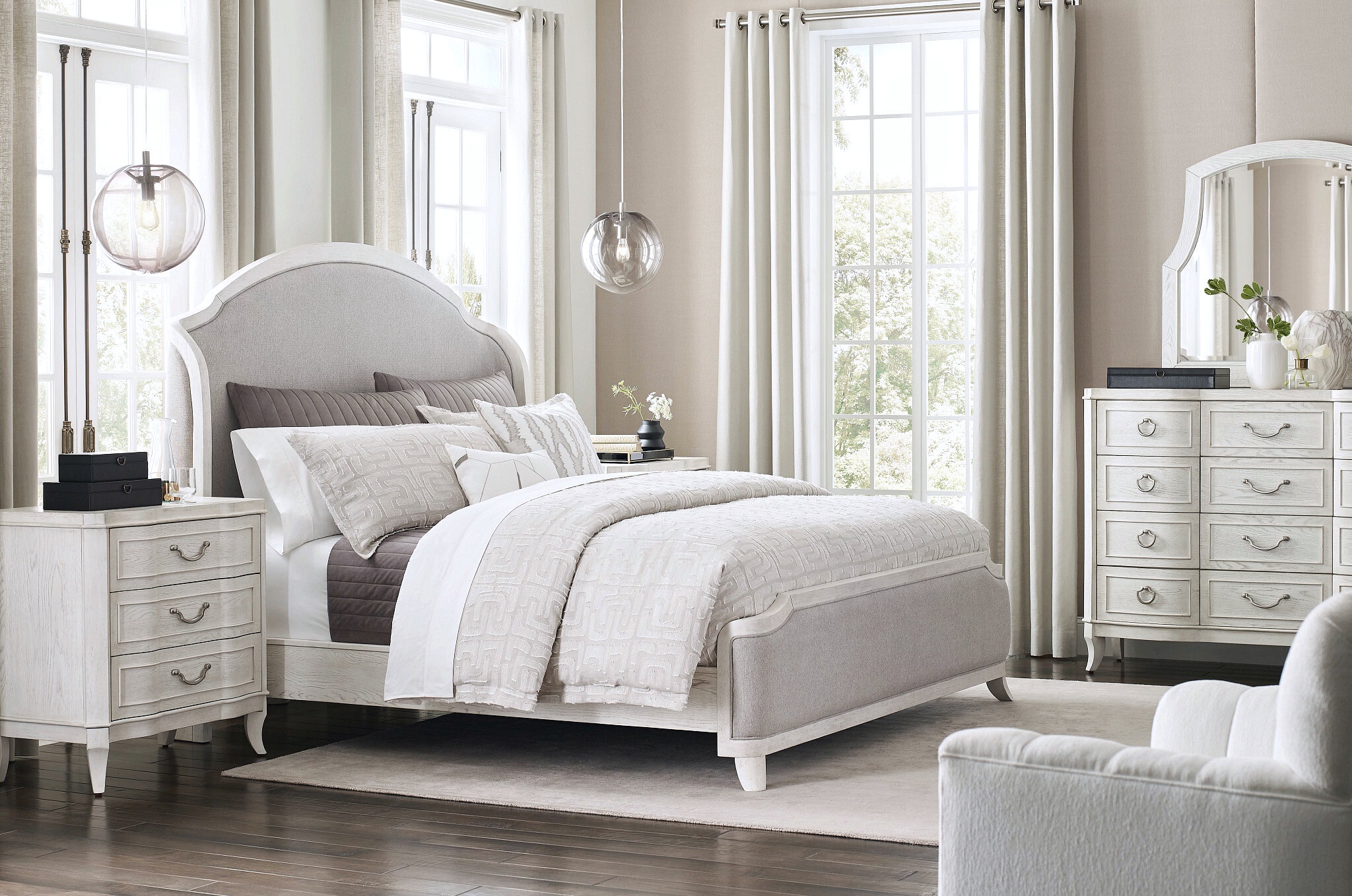 American Drew Harmony Upholstered Bedroom Collection; SEE MORE PIECES BELOW Harmony Upholstered Bedroom Collection