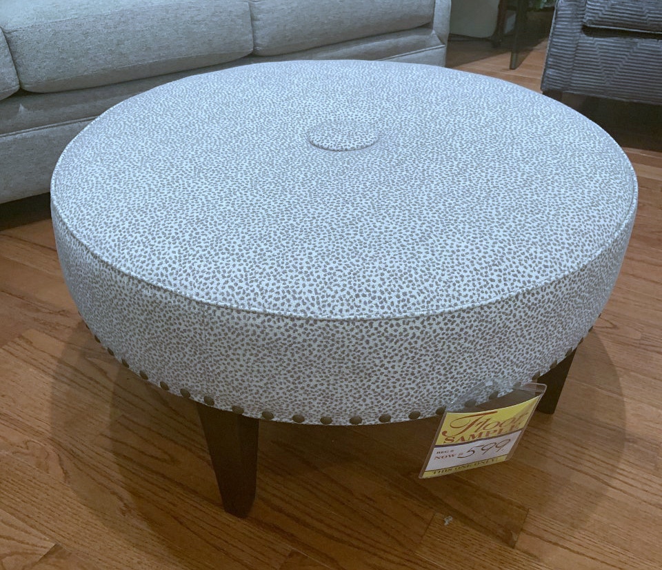 Clearance CLEARANCE King Hickory Round Ottoman