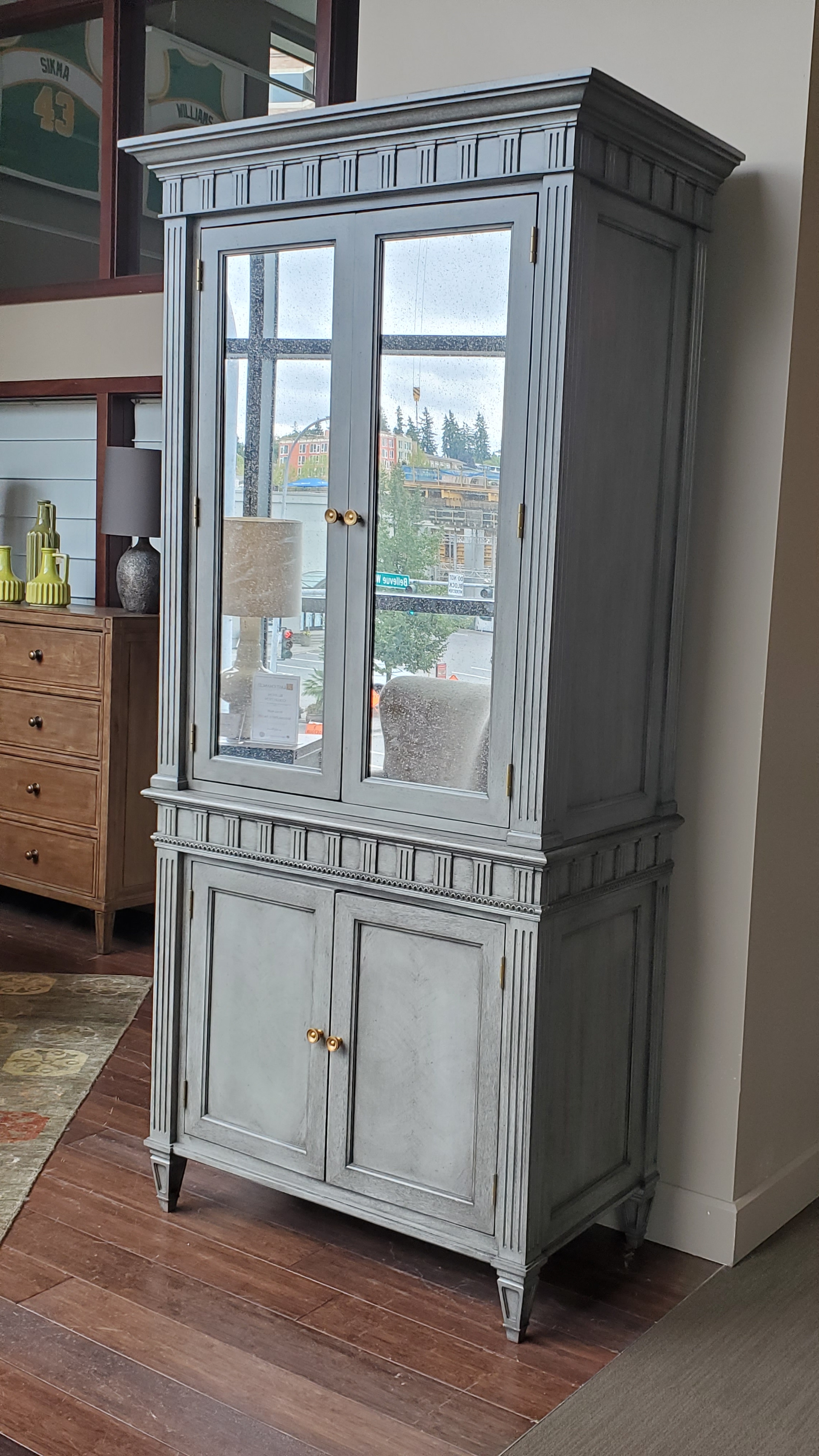 hickory chair armoire