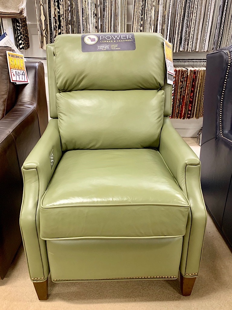 Marty Rae Clearance Items Comfort Design Power Leather Recliner