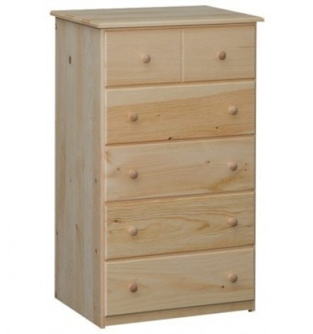 Unfinished 5 Drawer Chest   20321 