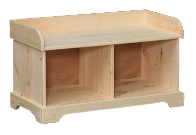 Unfinished pine store furniture