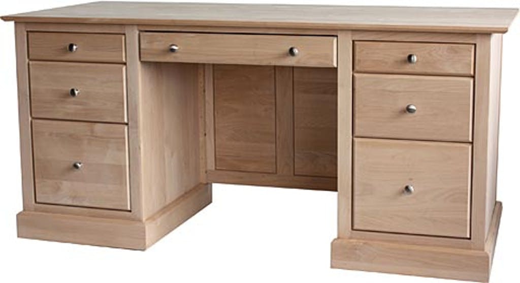 Clearance Home Office Store Closeout Unfinished Executive Desk