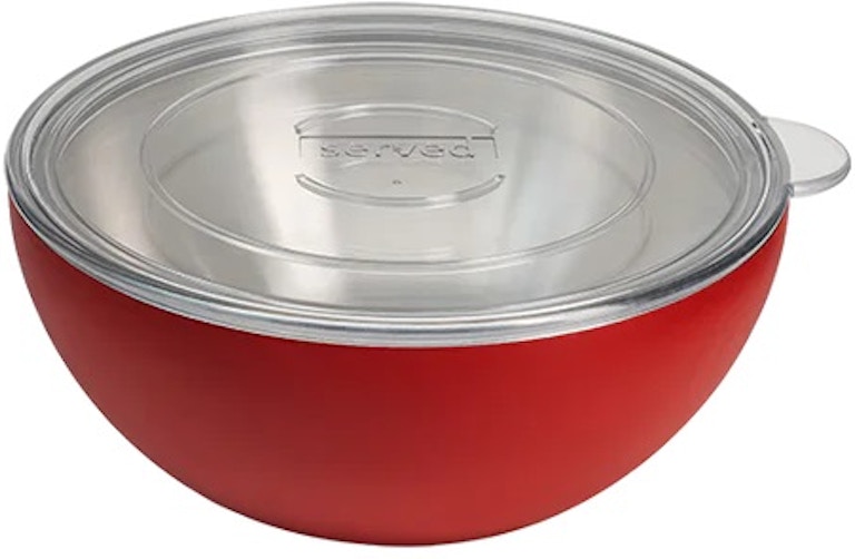 Served Vacuum Insulated Small Serving Bowl (.625Q), Strawberry