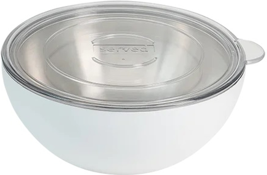 Vacuum-Insulated Small Serving Bowl (.625Q) -White Icing