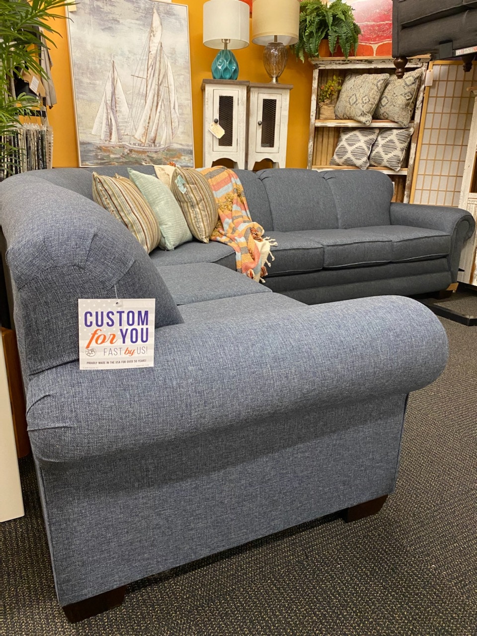 England Living Room 3 PC SECTIONAL MADE IN THE USA KIT39459 Love's