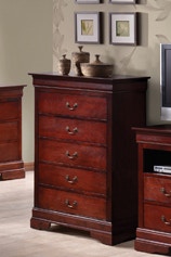 Amesbury Chair Bedroom Lp 5 Drawer Chest Cherry 31101 Love S