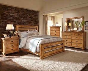 5 Pc Bedroom Set Willow Slat Queen