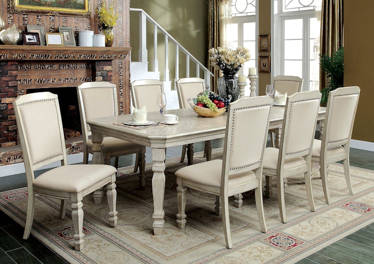 Furniture Of America Dining Room Table 8 Chairs Cm3600t 9pc