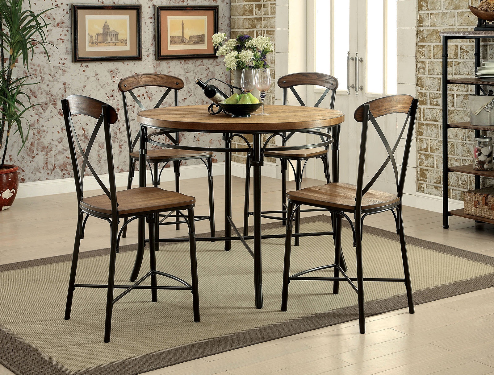 Round Counter Height Table And Chairs Decoration For Wedding