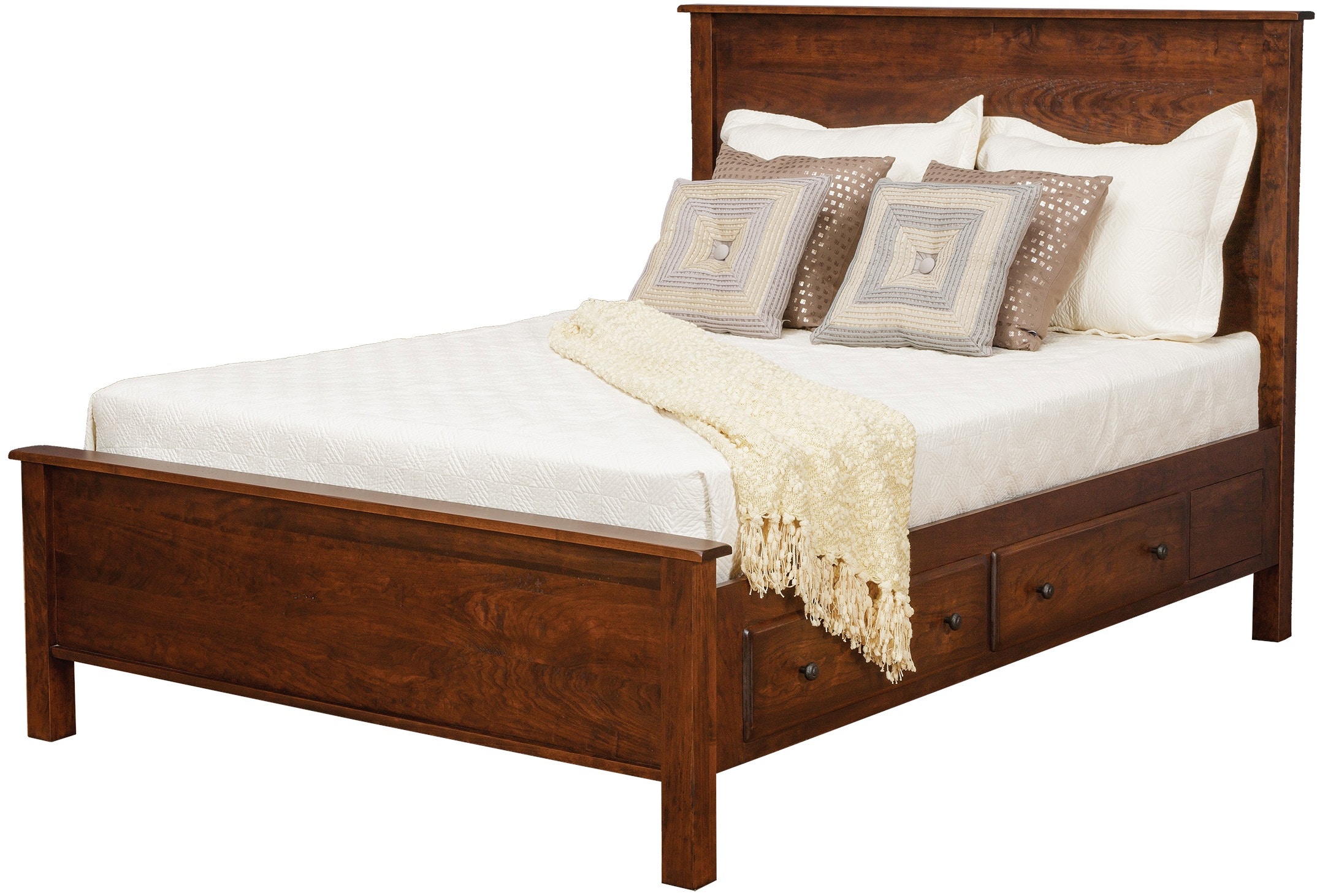Daniel's Amish Bedroom Lewiston Queen Panel Supreme Bed 349423,9413