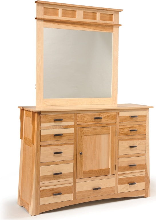 Daniel S Amish Bedroom Arts Crafts Triple Dresser 35 3062