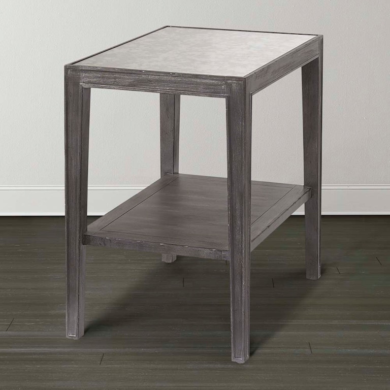 Clearance Living Room Ironstone End Table By Bassett Furniture