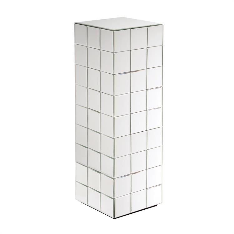 Tall Mirrored Puzzle Cube PedestalTall Mirrored Puzzle Cube Pedestal 11221