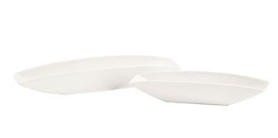  Wedding White Ceramic Tray Set 11182