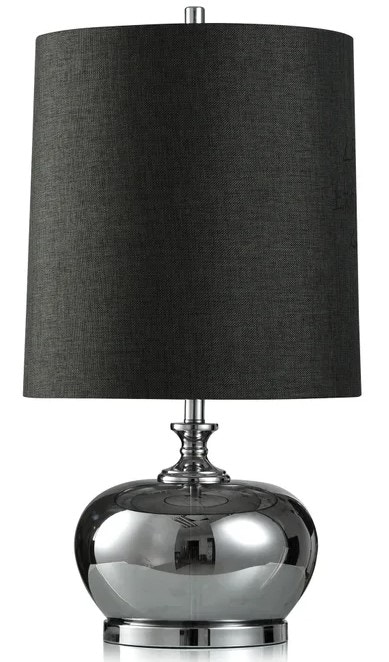 Style Craft GLASS/STEEL TABLE LAMP 11733 at Decor Interiors