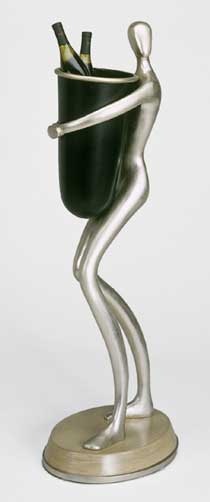  DECORATIVE BOTTLE HOLDER SCULPTURE 11412