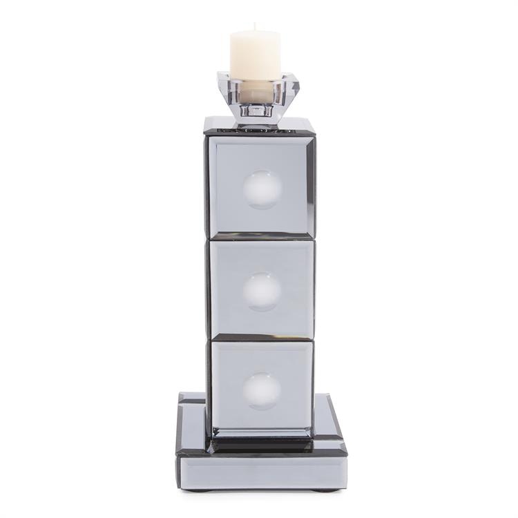  Grigio Mirrored Candle Holder 11200