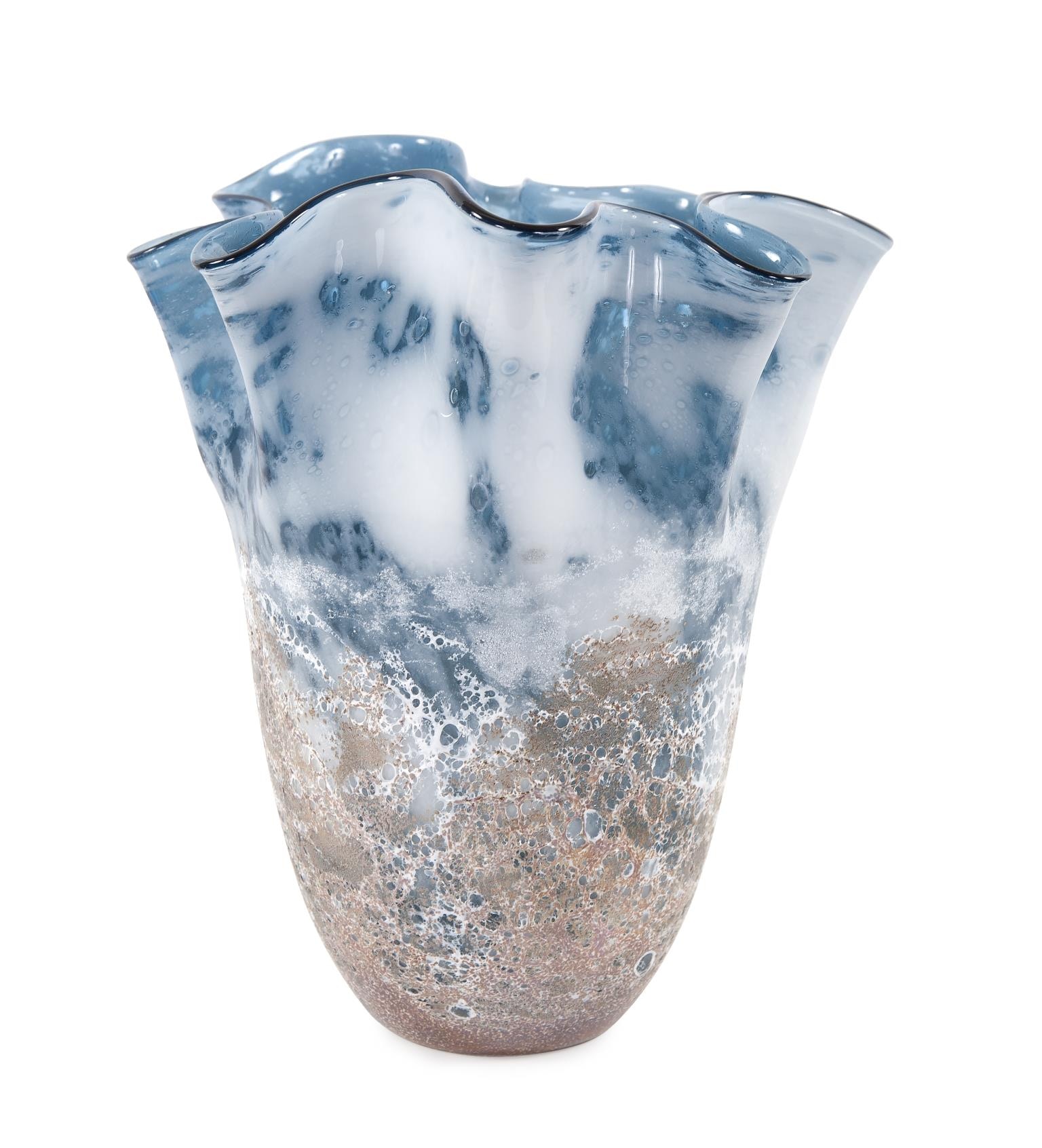  BALTIC RUFFLED VASE-SMALL 32-101