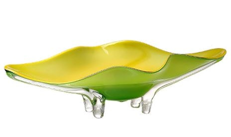  LIME PEDESTAL PLATTER 10474*