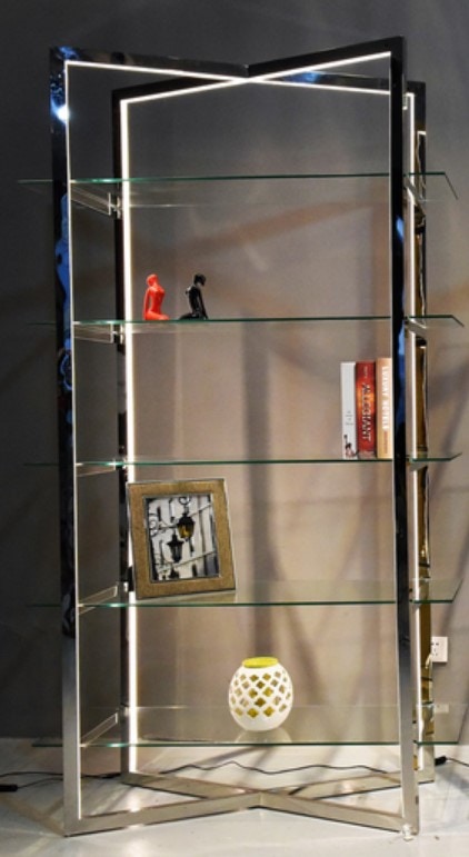  622 STAINLESS STEEL LED ETAGERE 11525
