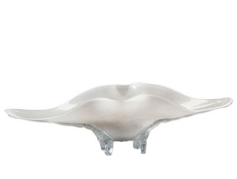  WHITE PEDESTAL PLATTER 11807