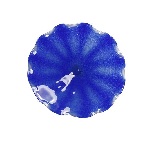  COBALT PINWHEEL PLATE 11658