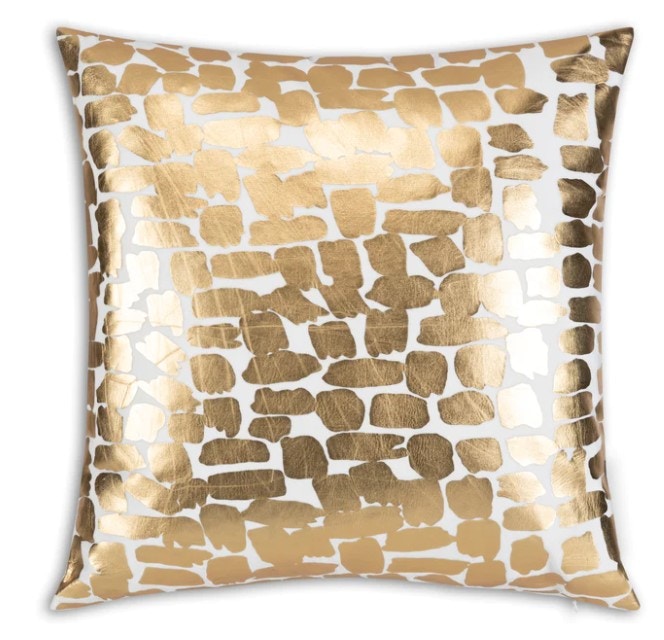  BECCA IVORY GOLD PILLOW 11832