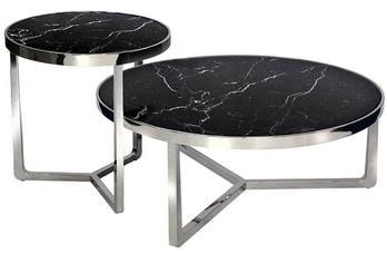  BLACK MARBLE OCCASIONAL TABLES 11915; 11916