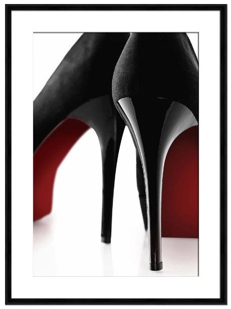  FASHION RED I FRAMED ART 11710