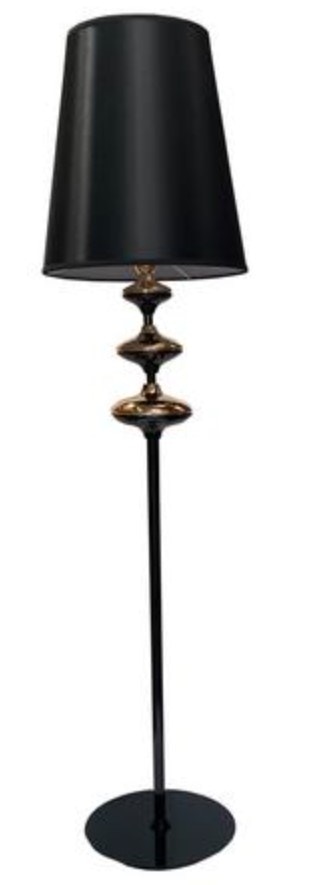  BLACK/GOLD FLOOR LAMP 30-29