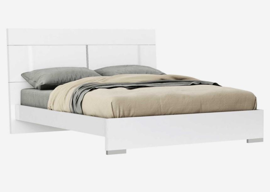  Gloss White LED Bed BK1617