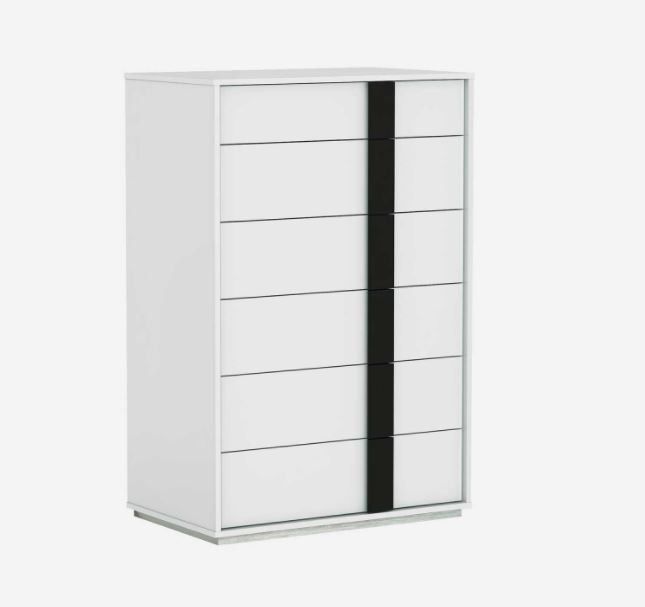  Gloss White/Black Chest CD1617