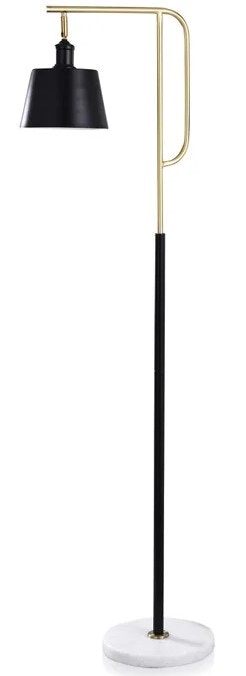  GOLD & MARBLE BASE FLOOR LAMP 30-11