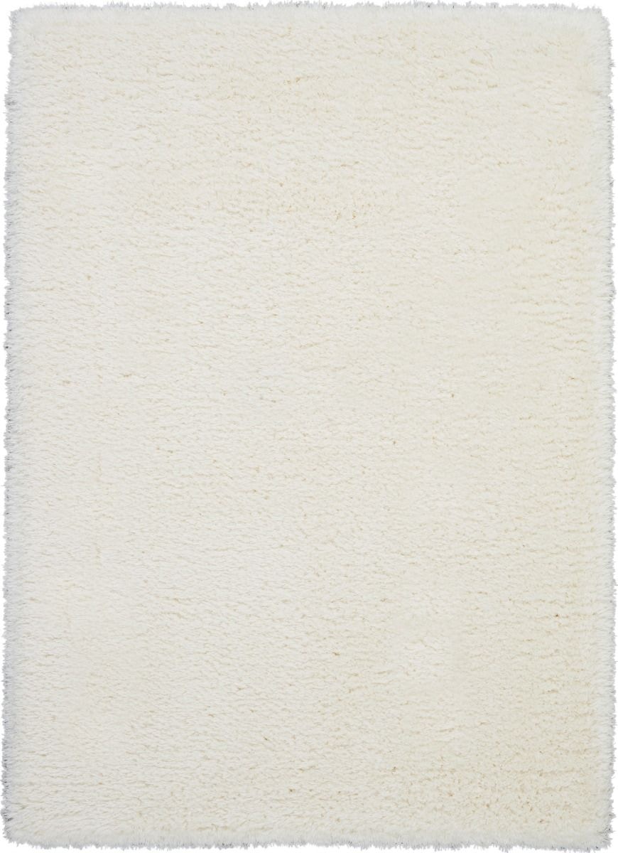  Lux Shag Ivory Rug 10784
